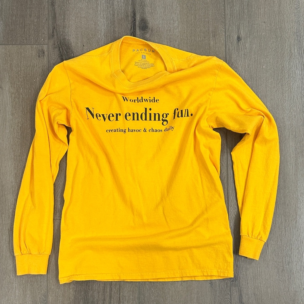 PacSun Golden Long Sleeve Tee